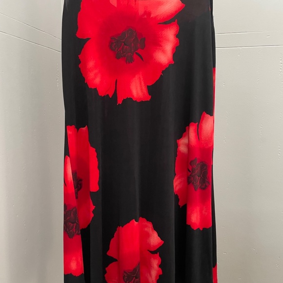 Jostar made in USA, women’s large summer dress, knee length, sleeveless, floral - Picture 5 of 10